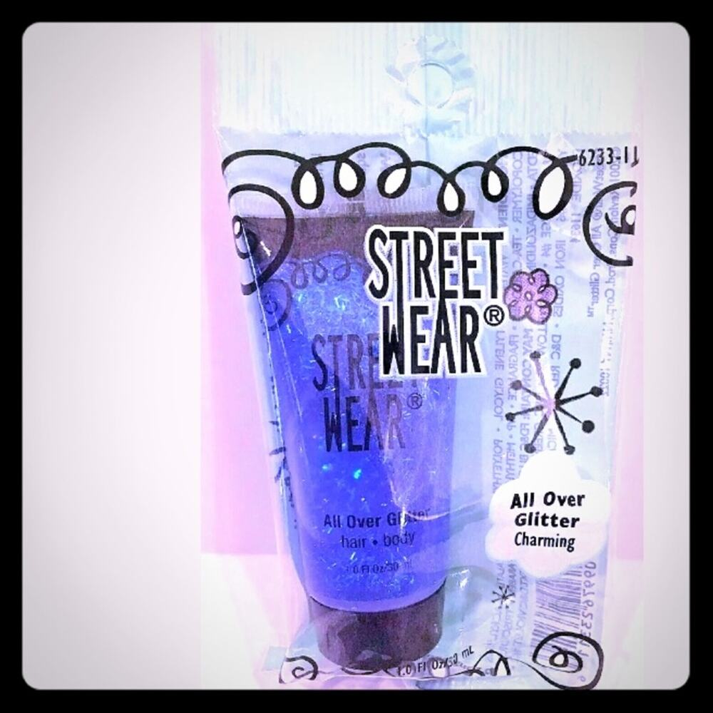 Revlon All Over Glitter Hair To Toes Street Wear Iridescent Blue Charming New